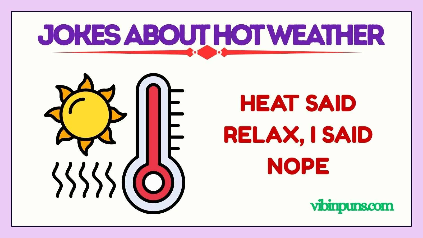 jokes about hot weather