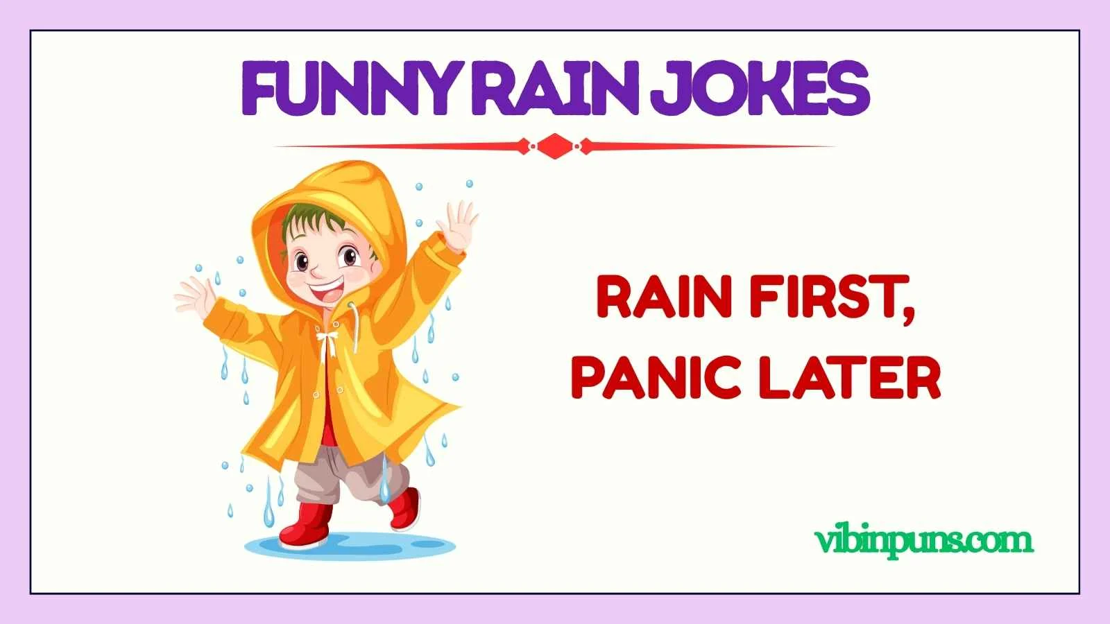 funny rain jokes